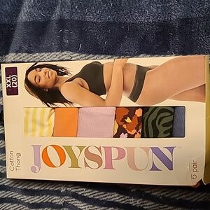 NWT Joyspun Cotton Thongs XXL (20) Underwear
